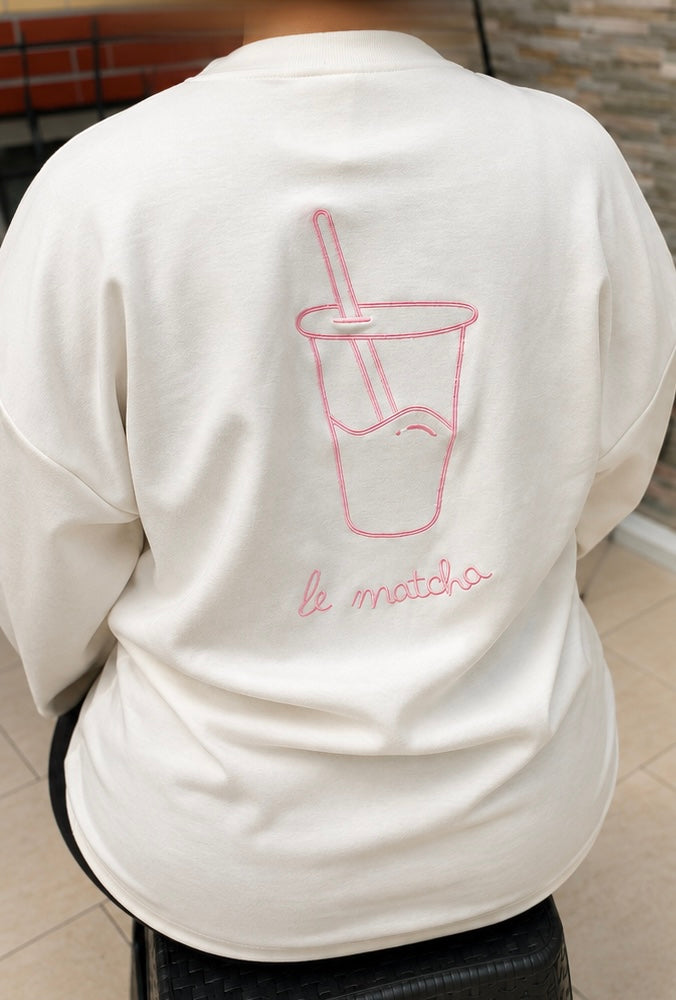 Haut matcha - White