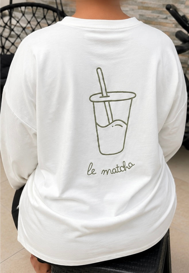 Haut matcha - Blanc