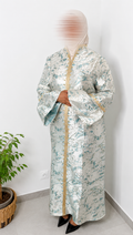 Robe brocard - Vert émeraude