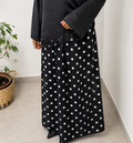 Jupe à pois - Noir