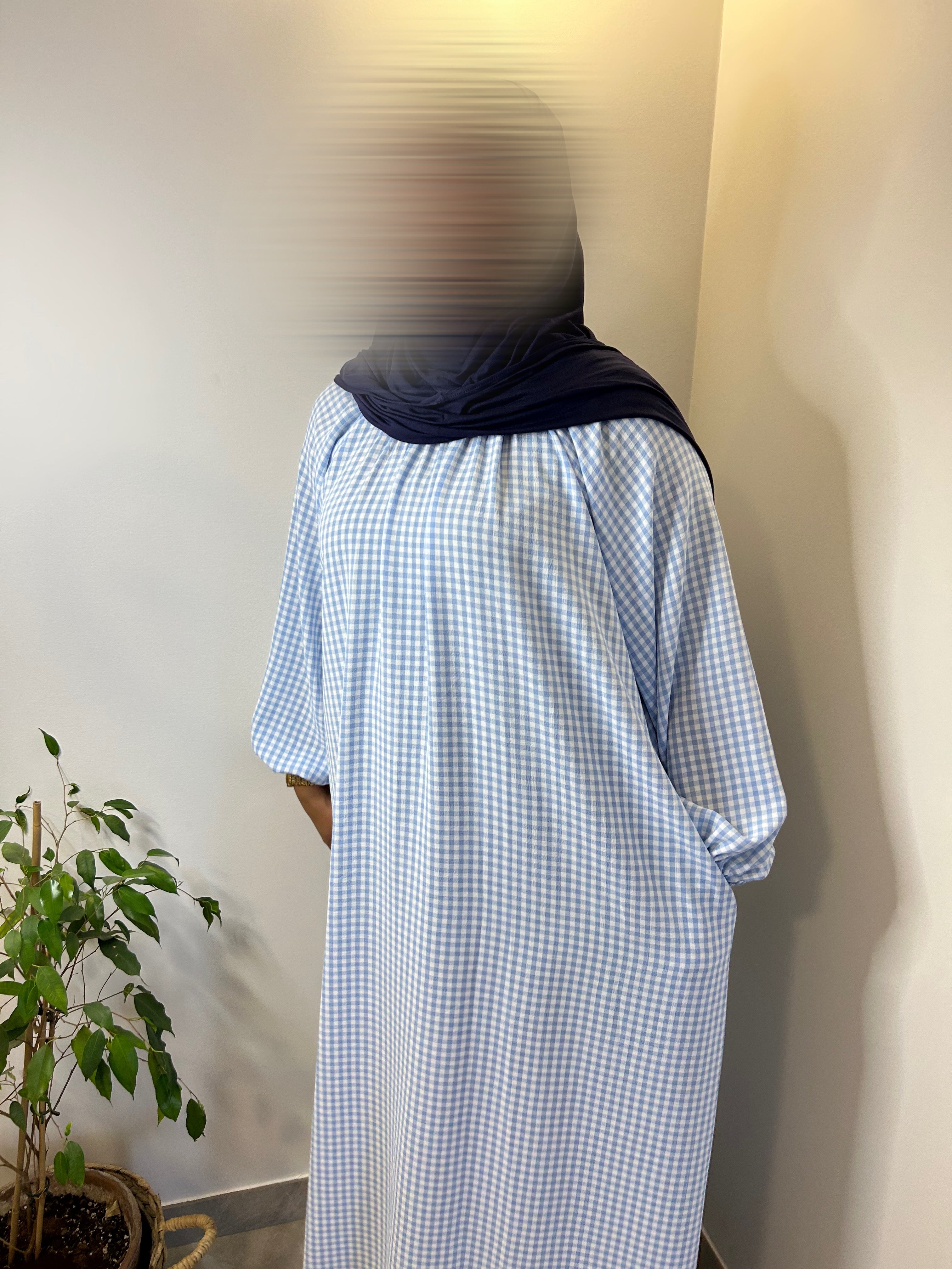 Robe Vichy -Bleu