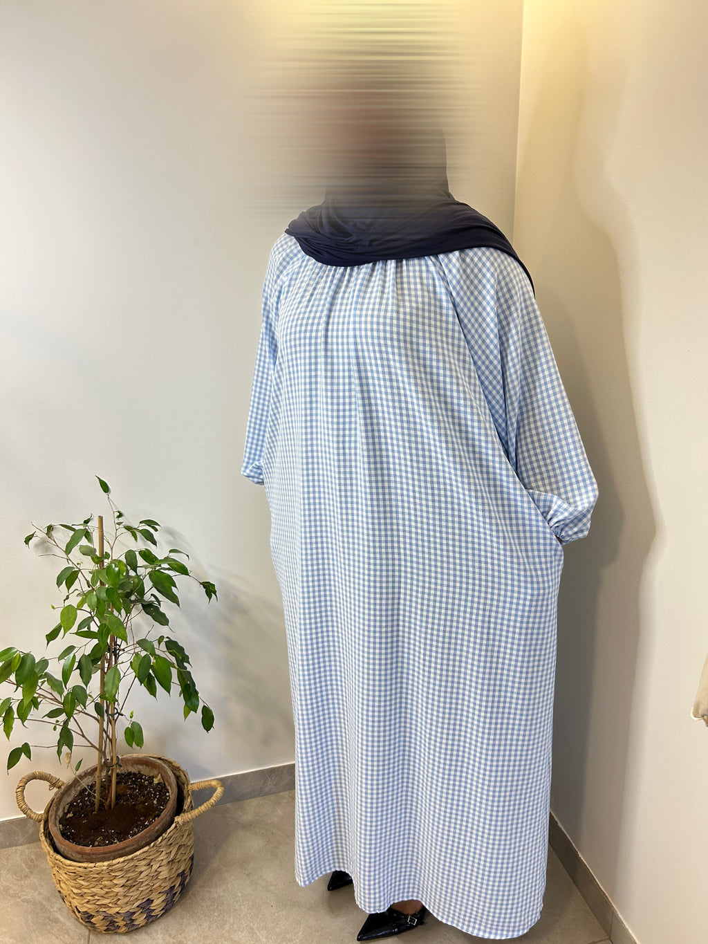 Robe Vichy -Bleu
