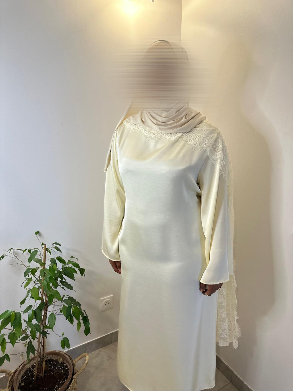 Robe Lina - Jaune pastel