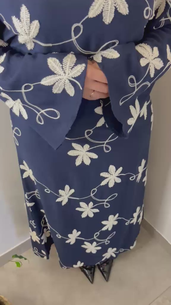 Robe Jasmine - Bleu Marine